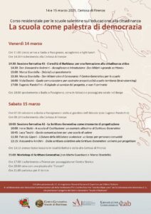 La locandina del corso